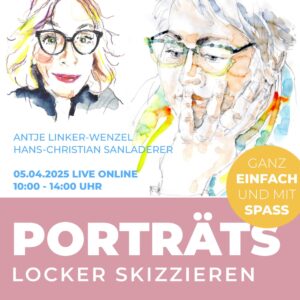 #8.1 Porträts locker skizzieren 05.04.2025